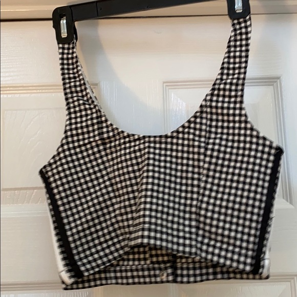 Dance & Marvel size S checkered crop top - Picture 8 of 8